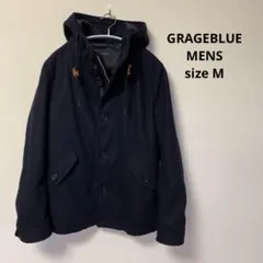 GRAGEBLUE メンズコート　M ネイビー　フード付き