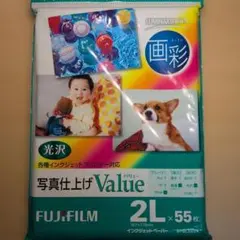 FUJIFILM 画彩 写真仕上げ Value 2L判 45枚