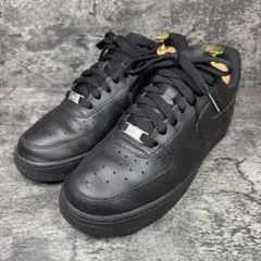 【美品】NIKE エアフォース1 LOW 07 トリプルブラック 25cm