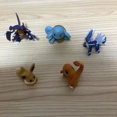 ポケモン ミニフィギュア 5体セット ガブリアス ゼニガメ 他