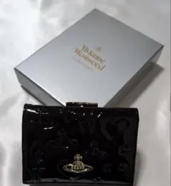 Vivienne Westwood ブラック 三つ折り財布