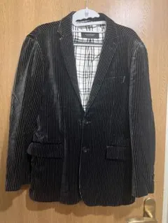 BURBERRY BLACK LABEL ジャケット ベロア バーバリー