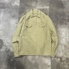 古着 60's〜 フランス軍 オフィサーシャツ 長袖シャツ シャツ