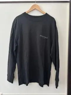 ESSENTIALS ブラック ロングスリーブ Tシャツ L
