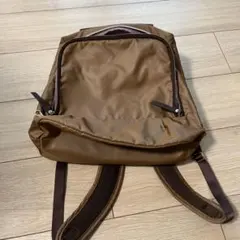 ブラウン ナイロン リュック・バックパック　kanana project