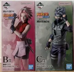 一番くじ NARUTO 疾風伝 B賞 春野サクラ C賞 はたけカカシのサムネイル