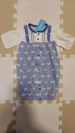 蝶々柄ロンパース 50-60cm