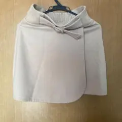 ベージュ ウエストベルト タイトスカート