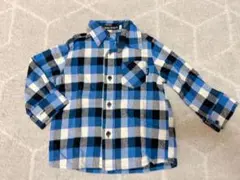 Bebe チェック柄長袖シャツ 90