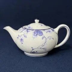 ウェッジウッド　ブループラム　ジャパニーズティーセット5客&ポット　廃盤品 wedgwood ブループラム 湯呑み ジャパニーズティー 廃盤