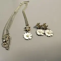 CHANEL♡ネックレス&ピアス　セット♡美品♡正規品