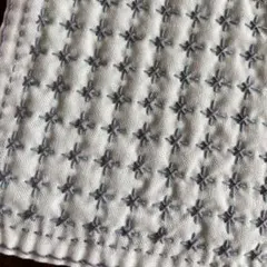 刺し子ふきん　花枡