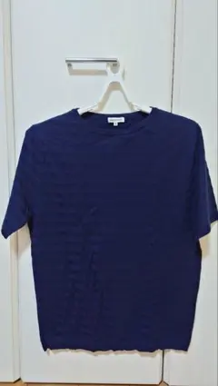 ABAHOUSE ネイビー Tシャツ サイズ46　メンズのサムネイル