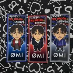 ØMI 登坂広臣 ”THE FUSION” 縁日 千社札 3枚セット