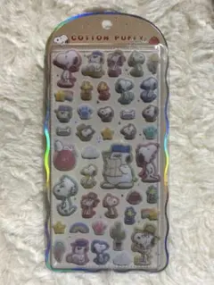 スヌーピー コットンパフィー　シール　ボンボンドロップ　正規品