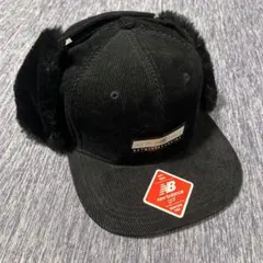 New Balance ゴルフ　 耳あて付き　キャップ ブラック