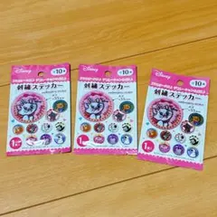 Disney 刺繍ステッカー　3枚入り