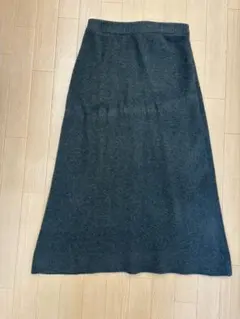 ZARA ソフトタッチニットミディスカート