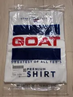 GOAT SHORT SLEEVE "BOX" TEE 7oz WHITE
