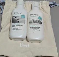 ecostore ベビー用バス&モイスチャライザー 2本セット