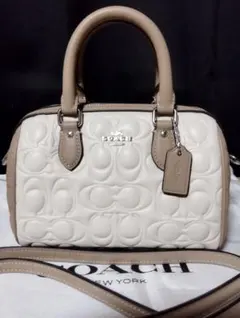 紫*)様 COACHミニショルダーバッグ