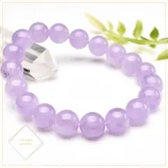 ◆ラベンダーアメジスト　10mm　ブレスレット　天然石　パワーストーン