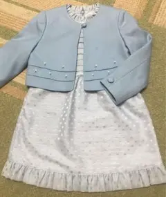 美品　ミキハウス　フォーマル　セット　ワンピース　ボレロ