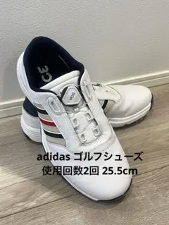 Boaシステム ゴルフシューズ ホワイト adidas 美品 メンズ