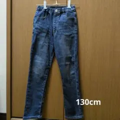 ダークブルーデニムパンツ 130cm