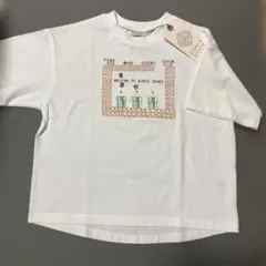 Ocean & Ground ゲーム刺繍 Tシャツ ホワイトのサムネイル