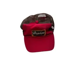 Dogdept トラッカーキャップ 赤/ブラウン