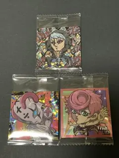 にふぉるめーしょん ジョジョの奇妙な冒険 シールウエハース 3枚まとめ