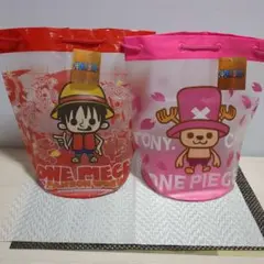 ONE PIECE バケツ型プールバッグ ルフィ チョッパー　日本限定のサムネイル
