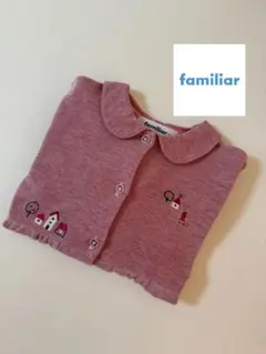 えみさま専用　familiar 110 半袖ワンピース 赤ピンク