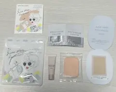 ALBION サンプル(パウダーファンデ、メイクアップベース、美白美容液)