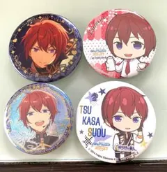 あんスタ　朱桜司　缶バッチ