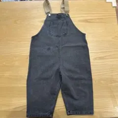 韓国子供服　bonito デニムサロペット　ボニート　ブラックデニム