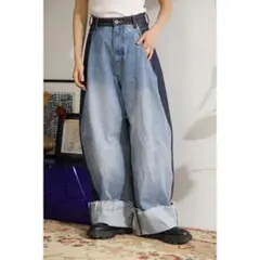 【新品タグ付き】ROSE BUD mici ボリュームデニムパンツのサムネイル