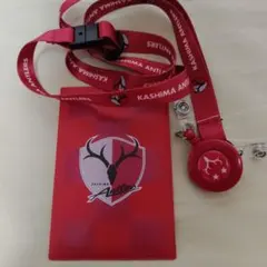 鹿島アントラーズ ネックストラップ カードホルダー