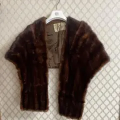 Futaba ブラウン ファーコート和装用