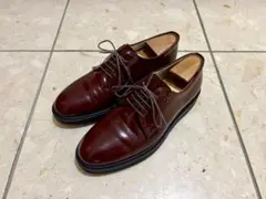 ◆USED◆ HARUTA ポストマンシューズ 25.5cm バーガンディ