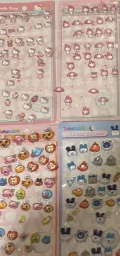 たまごっち サンリオ ボンボンドロップシール おすそわけ 2パーツずつ