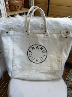フランフラン 大容量キャンバストートバッグ