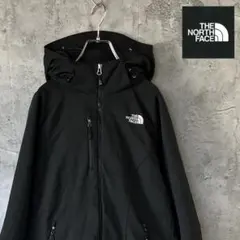 ザノースフェイス　美品　マウンテンパーカー　厚手　ジャケット　黒　レディースM