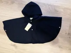 【新品タグ付き】Ralph Lauren ネイビー フード付きポンチョ　ケーブル