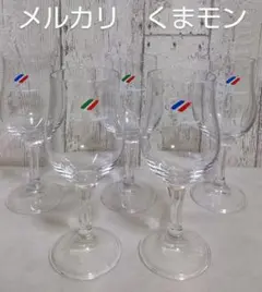 【送料込み】脚付きグラス　ワイングラス　5脚