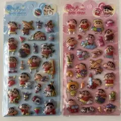 クレヨンしんちゃん　ぷくぷくシール二枚セット