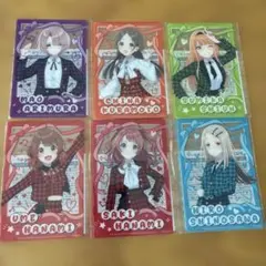 学園アイドルマスター　クリアカード　6種類セット