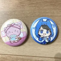 【美品】ちろぴの　ちろる　ねこ缶バッチ２個セット