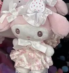 新品　白いちご　マイメロディ・クロミMCコレクション　マイメロディ　ボンネット